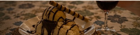 Postre casero del Mesón La Fea